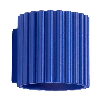 Aplică de perete albastră ø 10 cm Zora – Sollux
