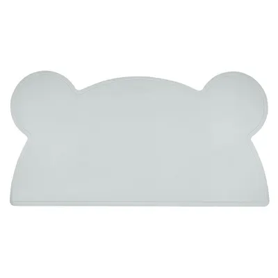 Suport din silicon pentru masă Kindsgut Bear, 48 x 25 cm, albastru deschis