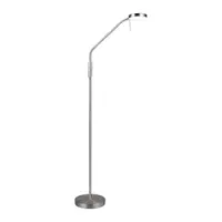 Lampadar argintiu LED (înălțime 160 cm) Moreno – Reality
