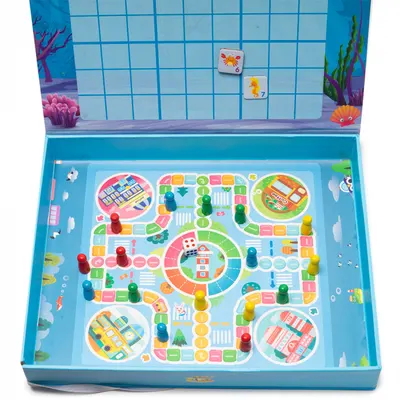Joc Multifunctional 2 in 1 din Lemn - Sudoku Montessori - Nurio