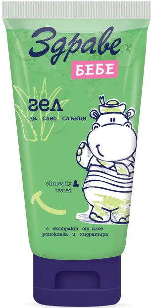 Zdrave Bebe Sun Gel după soare, 150 ml