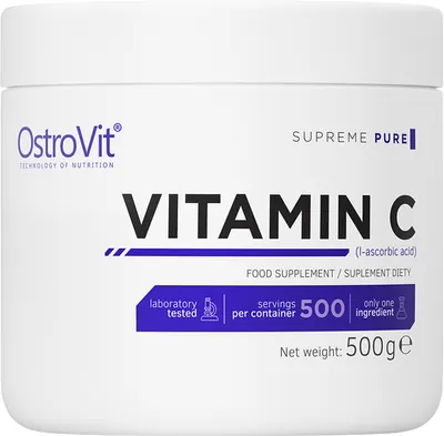 Vitamin C Powder, 500 g, OstroVit