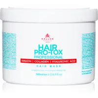 Kallos Hair Pro-Tox Masca pentru par deteriorat cu ulei de cocos, acid hialuronic si colagen 500 ml