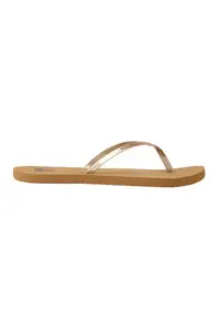 Papuci flip-flop cu aspect metalizat Bliss - Auriu pal