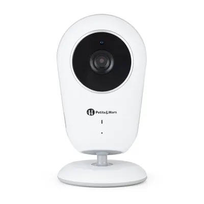 Video monitor PetiteMars Nano 4.0 Alb, ecran HD, zoom digital 3x, raza de actiune 300m, suport pentru pana la 4 camere, comunicare bidirectionala