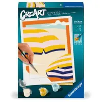 Ravensburger - CreArt pictura pe numere pentru copii timpuri insorite