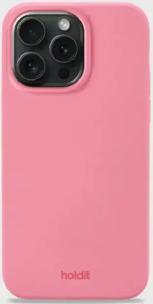 Husă Holdit - Silicone, iPhone 14 Pro, Rouge Pink