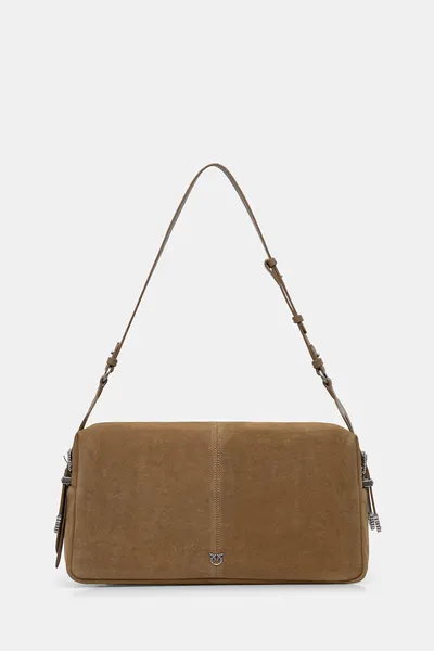 Pinko geantă crossbody pentru femei, din piele întoarsă