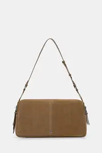 Pinko geantă crossbody pentru femei, din piele întoarsă
