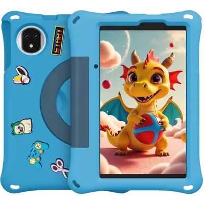 Tableta copii Ulefone Tab A9 Pro Kids, 4G, Dual SIM, 8.68 90Hz, Wi-Fi, 8GB RAM, 128GB, Dual Speakers, Android 15, Blue