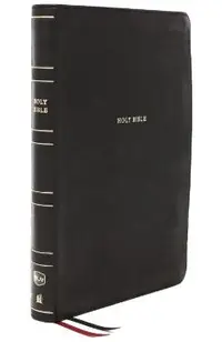 Nkjv, Thinline Bible, Large Print, Leathersoft, Black, Thumb Indexed, Comfort Print: Holy Bible, New King James Version