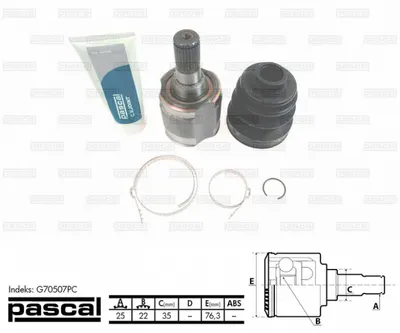 Cap planetara spre cutia de viteze (25z 22z 35mm) HYUNDAI ACCENT II, I30 1.3-1.6D intre 2000-2011