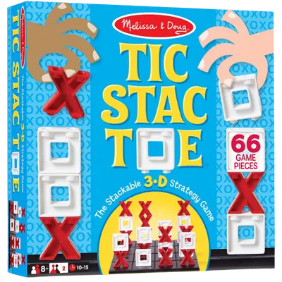 Joc X si O 3D Tic Stac Toe Melissa & Doug