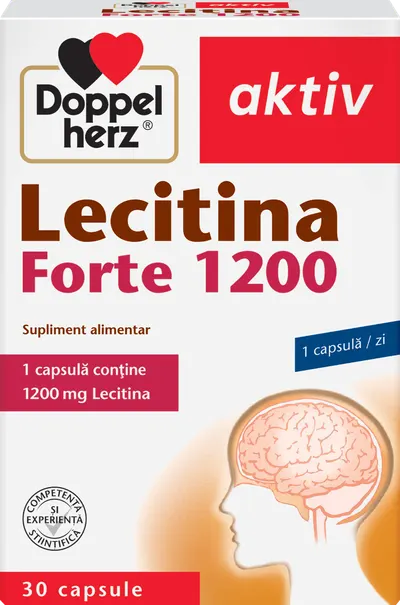 Lecitina Forte 1200mg, 30 capsule, Doppelherz