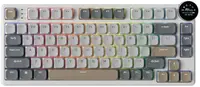 Tastatură mecanică Royal Kludge – N80, wireless, Red switch, RGB, Pearly Dawn