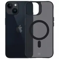 Husa MagSafe pentru Apple iPhone 14 / 13, 3MK, Smoke MagCase, Neagra