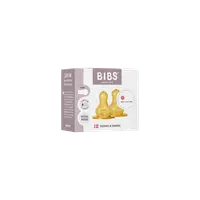Set 2 tetine pentru biberon Bibs Latex flux lent