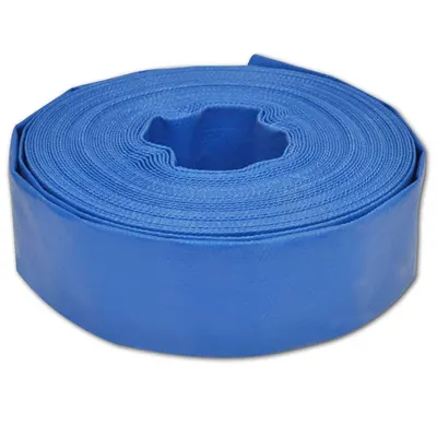 vidaXL Furtun plat, 100 m 1,5" PVC