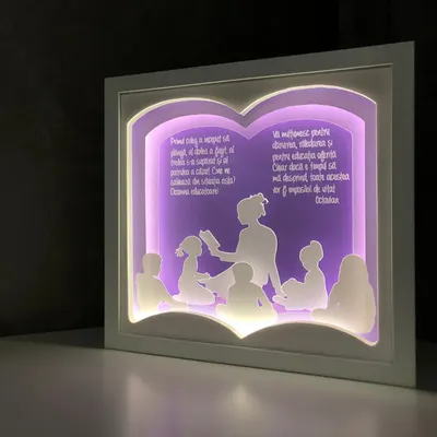 Tablou luminos InvatatoareEducatoare 023