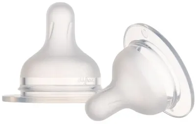 Tetină din silicon Canpol - Pentru sticla în formă de S, marimea XL, 9 luni +, 2 buc.
