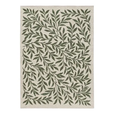 Covor pentru exterior și interior verde/crem 80x150 cm Lua – Universal