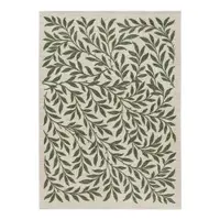 Covor pentru exterior și interior verde/crem 80x150 cm Lua – Universal