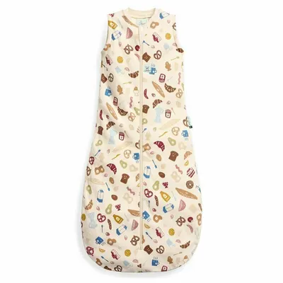 Sac de dormit, ErgoPouch, Jersey, 3-12 luni, 6-10 kg, TOG 0.2, Bumbac organic, Fermoar bidirectional, Lavabil la masina, Croiala slim fit, Certificat non-toxic, Premiat in Australia, Bon Appetit, Bej