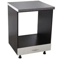 Corp pentru cuptor incorporabil cu sertar Sofia, cu blat beton, 60 x 85 x 60 cm