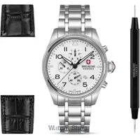 Ceas Swiss&nbsp;Military&nbsp;Hanowa Swiss Military Hanowa SMWGI0005701-SET Mens Watch Thunderbolt Northern Night Chronograph Set 43mm 10 ATM