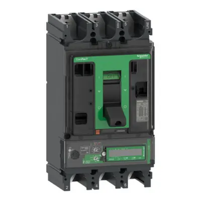 Intreruptor CompPacT NSX400H, 70 kA la 415 VAC, MicroLogic 7.3 E Vigi unitate de declansare 400A, 3 poli 3d