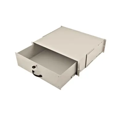 Sertar tastatură și mouse, 19”, 3U, D=400, RAL7035
