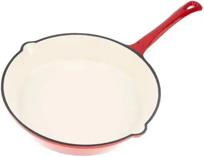 Tigaie din fontă Kinghoff - KH 2262, emailate, 26 cm, roșu