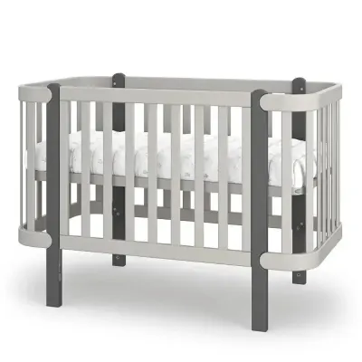 Patut din lemn de fag pentru copii Monaco 120 x 60 cm Cashmere