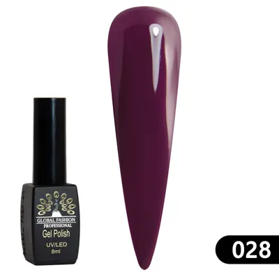Oja semipermanenta Black Elite, Global Fashion 8 ml, 028 Engros