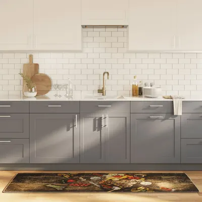 vidaXL Covor bucătărie, multicolor, 60x180 cm, lavabil