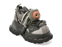 Pantofi sport GRYXX gri, 6116, din material textil si piele naturala