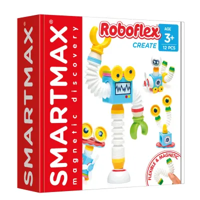 Joc magnetic, Smart Max, Robotul flexibil, 12 piese
