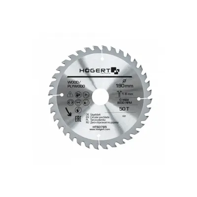 Panza de ferastrau TCT 190x50Tx30
