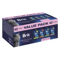 Brit Premium by Nature Cat Value Pack for Sterilised Cats 40 buc
