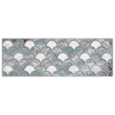 Faianta decorativa Sante Turquoise rectificata 30x90 mata