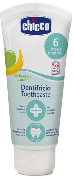 Pasta de dinti Chicco - mar si banana, 50 ml