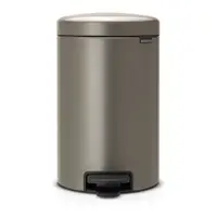 Coș de gunoi gri cu pedală din oțel 12 l NewIcon – Brabantia