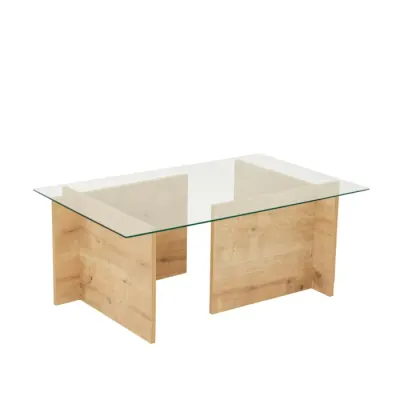 Masuta de cafea ESCAPE, stejar safir, 105x65x40 cm