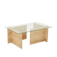 Masuta de cafea ESCAPE, stejar safir, 105x65x40 cm