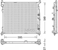 Radiator motor potrivit MERCEDES GLE (W166), M (W166) 2.2D-5.5