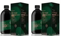 Colagen Hidrolizat Lichid, Marin 10000mg, fără zahăr, gust plăcut de cireșe negre, 500ml cu Acid Hialuronic și Coenzima Q10, Pachet 2 Bucăți