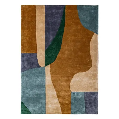 Covor țesut manual din viscoză 140x200 cm Polaris – Flair Rugs