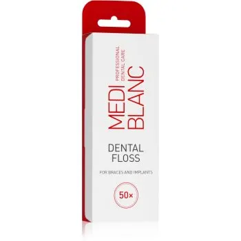 MEDIBLANC Dental Floss For Braces ata dentara pentru implanturi dentare