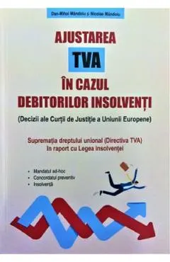 Ajustarea TVA in cazul debitorilor insolventi