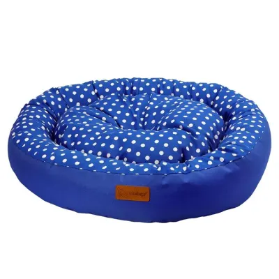 Culcus 4DOG Deluxe Rotund Tarte S Albastru